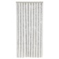 vidaXL Cortina antimoscas chenilla gris claro y blanco 100x220 cm vidaXL Cortina antimoscas chenilla gris claro y blanco 100x220 cm