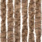 vidaXL Cortina antimoscas chenilla beige y marrón oscuro 100x220 cm vidaXL Cortina antimoscas chenilla beige y marrón oscuro 100x220 cm