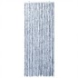 vidaXL Cortina antimoscas chenilla plateado 100x230 cm vidaXL Cortina antimoscas chenilla plateado 100x230 cm