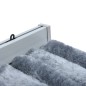 vidaXL Cortina antimoscas chenilla plateado 100x230 cm vidaXL Cortina antimoscas chenilla plateado 100x230 cm