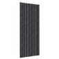 vidaXL Cortina antimoscas chenilla gris antracita 100x230 cm vidaXL Cortina antimoscas chenilla gris antracita 100x230 cm