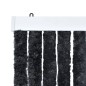 vidaXL Cortina antimoscas chenilla gris antracita 100x230 cm vidaXL Cortina antimoscas chenilla gris antracita 100x230 cm