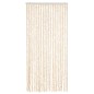 vidaXL Cortina antimoscas chenilla beige y blanco 90x220 cm vidaXL Cortina antimoscas chenilla beige y blanco 90x220 cm