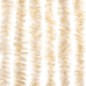 vidaXL Cortina antimoscas chenilla beige y blanco 90x220 cm vidaXL Cortina antimoscas chenilla beige y blanco 90x220 cm