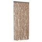 vidaXL Cortina antimoscas chenilla beige y marrón oscuro 90x220 cm vidaXL Cortina antimoscas chenilla beige y marrón oscuro 90x220 cm