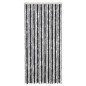vidaXL Cortina antimoscas chenilla gris y negro 90x220 cm vidaXL Cortina antimoscas chenilla gris y negro 90x220 cm