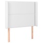 vidaXL Cama box spring y colchón LED cuero sintético blanco 90x190 cm vidaXL Cama box spring y colchón LED cuero sintético blanco 90x190 cm