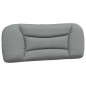 vidaXL Estructura de cama con cabecero de tela gris claro 100x200 cm vidaXL Estructura de cama con cabecero de tela gris claro 100x200 cm