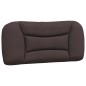 vidaXL Estructura de cama con cabecero de tela marrón oscuro 90x200 cm vidaXL Estructura de cama con cabecero de tela marrón oscuro 90x200 cm