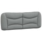 vidaXL Estructura de cama con cabecero de tela gris claro 120x200 cm vidaXL Estructura de cama con cabecero de tela gris claro 120x200 cm