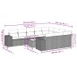 vidaXL Set de sofás de jardín 11 pzas y cojines ratán sintético negro vidaXL Set de sofás de jardín 11 pzas y cojines ratán sintético negro