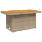 vidaXL Set de comedor jardín con cojines 4 pzas ratán sintético beige vidaXL Set de comedor jardín con cojines 4 pzas ratán sintético beige