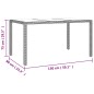 vidaXL Set comedor de jardín 5 pzas con cojines ratán sintético beige vidaXL Set comedor de jardín 5 pzas con cojines ratán sintético beige