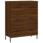 vidaXL Aparador alto madera contrachapada marrón roble 69,5x34x180 cm vidaXL Aparador alto madera contrachapada marrón roble 69,5x34x180 cm