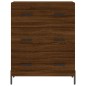vidaXL Aparador alto madera contrachapada marrón roble 69,5x34x180 cm vidaXL Aparador alto madera contrachapada marrón roble 69,5x34x180 cm