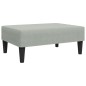 vidaXL Sofá cama 2 plazas con almohadas taburete terciopelo gris claro vidaXL Sofá cama 2 plazas con almohadas taburete terciopelo gris claro