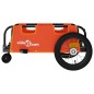 vidaXL Remolque para bicicletas hierro y tela Oxford naranja vidaXL Remolque para bicicletas hierro y tela Oxford naranja