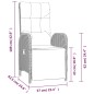vidaXL Set de comedor de jardín 7 pzas y cojines ratán sintético negro vidaXL Set de comedor de jardín 7 pzas y cojines ratán sintético negro