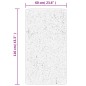 vidaXL Alfombra de pelo largo moderna gris antracita 60x110 cm vidaXL Alfombra de pelo largo moderna gris antracita 60x110 cm
