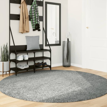 vidaXL Alfombra de pelo largo moderna verde Ø 200 cm