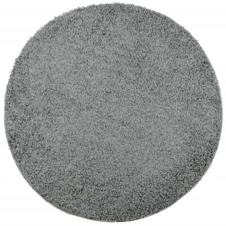 vidaXL Alfombra de pelo largo moderna verde Ø 200 cm