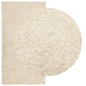 vidaXL Alfombra de pelo largo moderna dorado 80x150 cm vidaXL Alfombra de pelo largo moderna dorado 80x150 cm