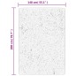 vidaXL Alfombra de pelo largo moderna dorado 140x200 cm