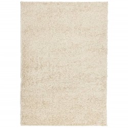 vidaXL Alfombra de pelo largo moderna dorado 240x340 cm