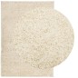 vidaXL Alfombra de pelo largo moderna dorado 240x340 cm vidaXL Alfombra de pelo largo moderna dorado 240x340 cm