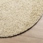 vidaXL Alfombra de pelo largo moderna dorado Ø 240 cm vidaXL Alfombra de pelo largo moderna dorado Ø 240 cm
