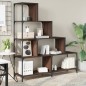 vidaXL Librería de 4 peldaños madera marrón roble 139x33,5x149 cm vidaXL Librería de 4 peldaños madera marrón roble 139x33,5x149 cm