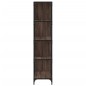 vidaXL Librería de 4 peldaños madera marrón roble 139x33,5x149 cm vidaXL Librería de 4 peldaños madera marrón roble 139x33,5x149 cm