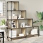 vidaXL Librería con 4 peldaños madera roble Sonoma 139x33,5x149 cm vidaXL Librería con 4 peldaños madera roble Sonoma 139x33,5x149 cm