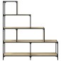 vidaXL Librería con 4 peldaños madera roble Sonoma 139x33,5x149 cm vidaXL Librería con 4 peldaños madera roble Sonoma 139x33,5x149 cm