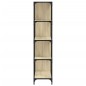 vidaXL Librería con 4 peldaños madera roble Sonoma 139x33,5x149 cm vidaXL Librería con 4 peldaños madera roble Sonoma 139x33,5x149 cm
