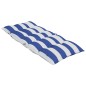vidaXL Cojines silla respaldo alto 2 uds tela Oxford rayas azul blanco vidaXL Cojines silla respaldo alto 2 uds tela Oxford rayas azul blanco