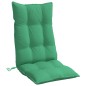 vidaXL Cojines de silla con respaldo alto 4 uds tela Oxford verde vidaXL Cojines de silla con respaldo alto 4 uds tela Oxford verde