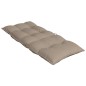 vidaXL Cojines de silla con respaldo alto 2 uds tela Oxford gris taupe vidaXL Cojines de silla con respaldo alto 2 uds tela Oxford gris taupe