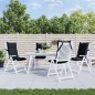 vidaXL Cojines de silla con respaldo alto 4 uds tela Oxford negro vidaXL Cojines de silla con respaldo alto 4 uds tela Oxford negro