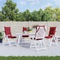 vidaXL Cojines de silla con respaldo alto 4 uds tela Oxford rojo tinto vidaXL Cojines de silla con respaldo alto 4 uds tela Oxford rojo tinto