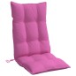 vidaXL Cojines para silla con respaldo alto 6 uds tela Oxford rosa vidaXL Cojines para silla con respaldo alto 6 uds tela Oxford rosa