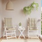 vidaXL Cojines de silla con respaldo alto 2 uds tela Oxford beige vidaXL Cojines de silla con respaldo alto 2 uds tela Oxford beige