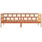 vidaXL Sofá cama de madera maciza de pino marrón cera 80x200 cm vidaXL Sofá cama de madera maciza de pino marrón cera 80x200 cm