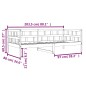 vidaXL Sofá cama de madera maciza de pino marrón cera 80x200 cm vidaXL Sofá cama de madera maciza de pino marrón cera 80x200 cm