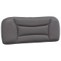 vidaXL Estructura de cama con cabecero cuero sintético gris 100x200 cm vidaXL Estructura de cama con cabecero cuero sintético gris 100x200 cm