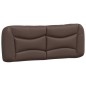 vidaXL Estructura de cama cabecero cuero sintético marrón 120x200 cm vidaXL Estructura de cama cabecero cuero sintético marrón 120x200 cm