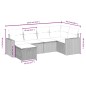 vidaXL Juego de sofás jardín con cojines 6 pzas ratán sintético beige vidaXL Juego de sofás jardín con cojines 6 pzas ratán sintético beige