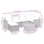 vidaXL Set de sofás de jardín 7 piezas con cojines ratán PE gris vidaXL Set de sofás de jardín 7 piezas con cojines ratán PE gris
