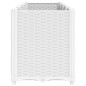vidaXL Jardinera PP blanco 160x40x53 cm vidaXL Jardinera PP blanco 160x40x53 cm