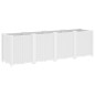 vidaXL Jardinera PP blanco 160x40x53 cm vidaXL Jardinera PP blanco 160x40x53 cm
